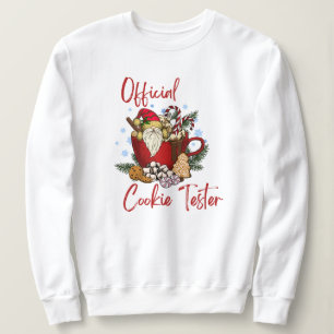 Moletom Festivo da bolacha de Natal engraçada testador ofi