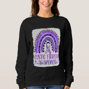 Moletom Fibrose Cística Sensibilização Branqueada Roxo Arc