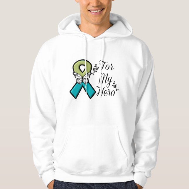 Moletom Fibrose pulmonaa para meu herói (Frente)