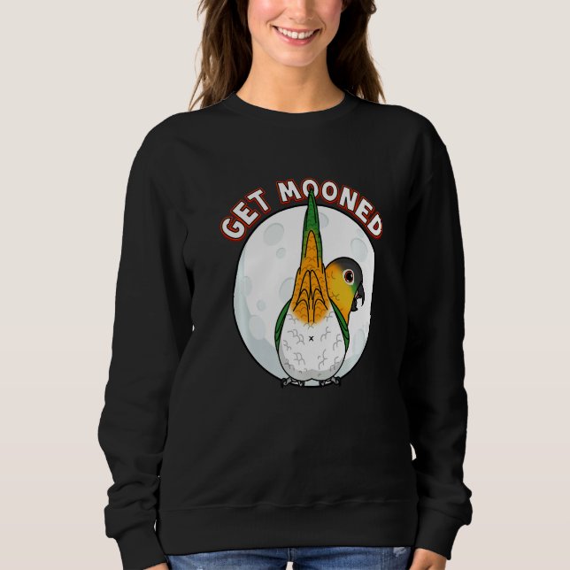 Moletom Ficar Lunático I Papagaio Underfluffies I Caique d (Frente)