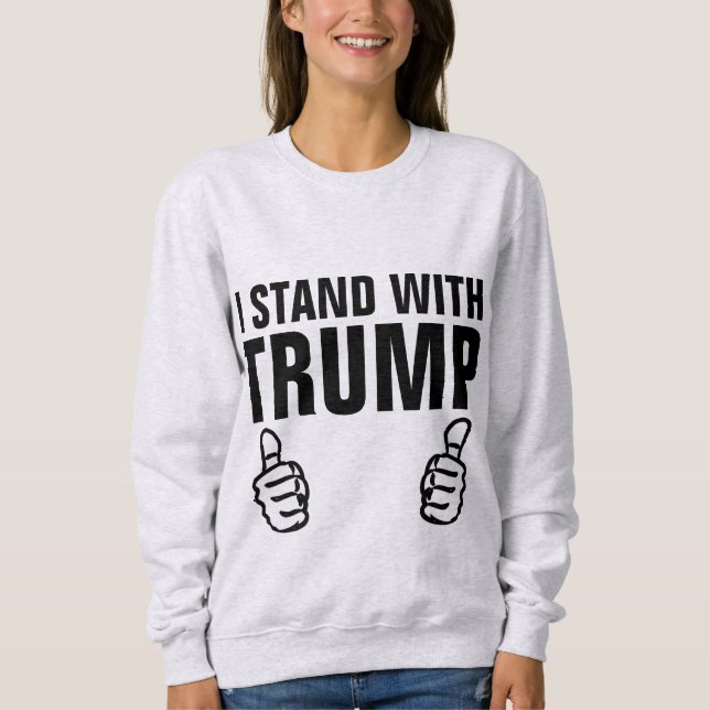 Moletom FICO COM A DONALD TRUMP T-shirts (Frente)