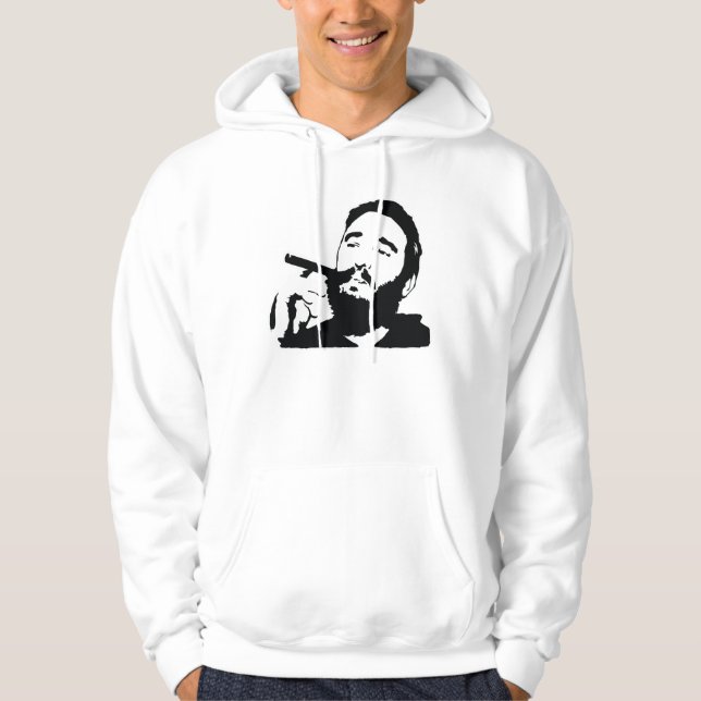 Moletom Fidel Castro com o t-shirt do retrato do charuto (Frente)