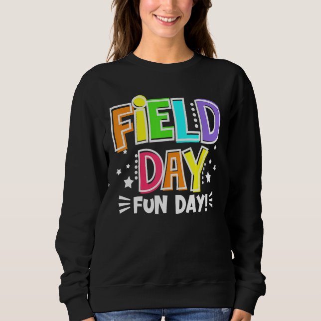 Moletom Field Day Fun Day Last Day Of School Teacher Stude (Frente)