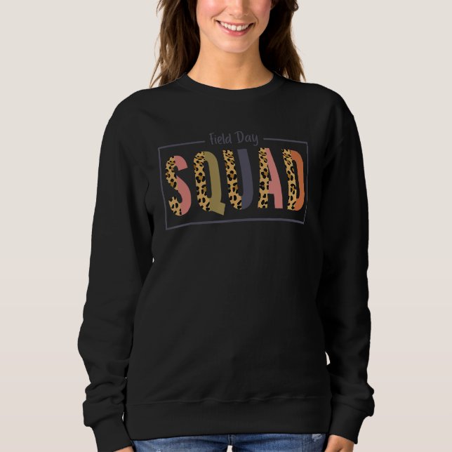 Moletom Field Day Squad Shirt Yellow Kids Leopard Field Da (Frente)