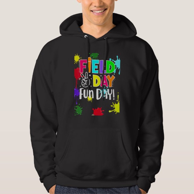 Moletom Field Fun Day Squad School Trip Vibes Boys Girls T (Frente)