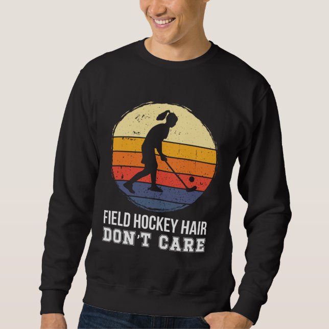 Moletom Field Hockey Hair Field Hockey Player Field Hockey (Frente)