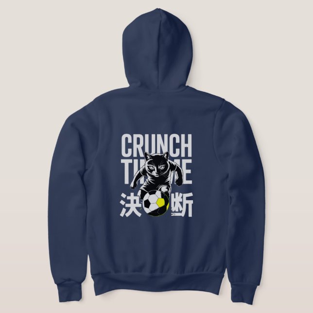 Moletom Fierce Crunch Time Cat Soccer Fans (Postura das costas)