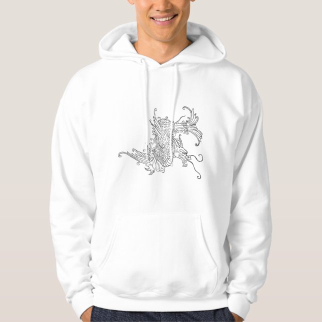 Moletom Fierce Oriental Dragon Hoodie (Frente)