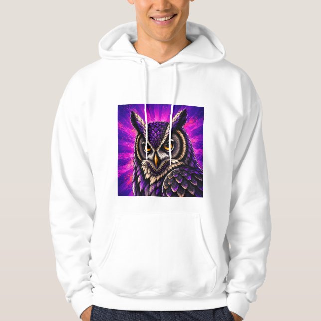 Moletom Fierce Owl Vintage Vida Selvagem (Frente)