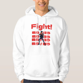 Moletom Fighter with 90s Retro Anime Style
