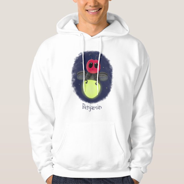 Moletom Figura de desenho animado com inseto de raio (Frente)