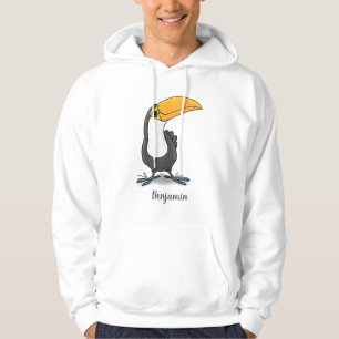 Moletom Figura de desenho animado de tucano feliz e bonito