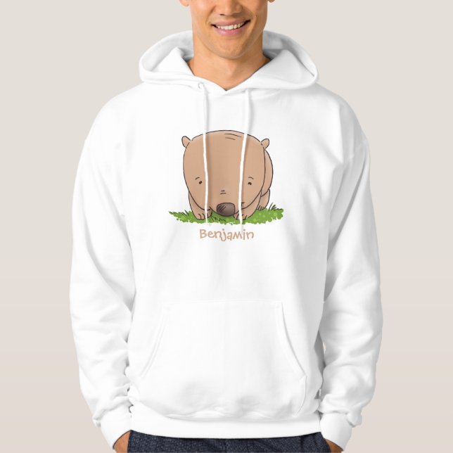 Moletom Figura de desenho animado de um bebê fofo (Frente)