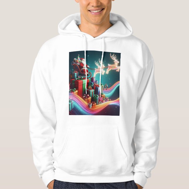 Moletom # figuras da moda: capuz masculina com bela impres (Frente)