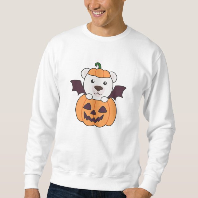 Moletom Figurino do Polar Bear Halloween (Frente)