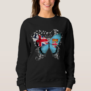 Moletom Fiji Flag Butterfly Graphic T
