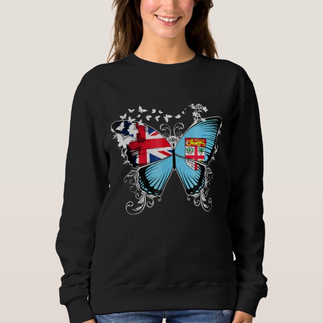 Moletom Fiji Flag Butterfly Graphic T (Frente)