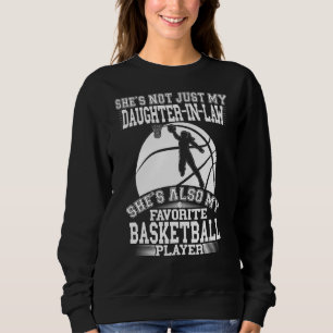 Moletom Filha De Direito É Meu Jogador De Basquete Favorit