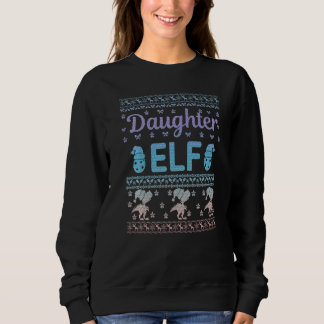 Moletom Filha Elf Natal Família Feia Natal Natal Natal