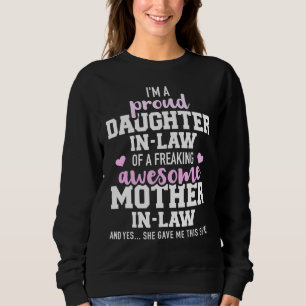 Moletom Filha Orgulhosa De Uma Mãe Incrível E Louca
