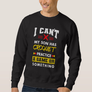 Moletom Filho Tem Prática Croquet Pais Humor Mãe Pai