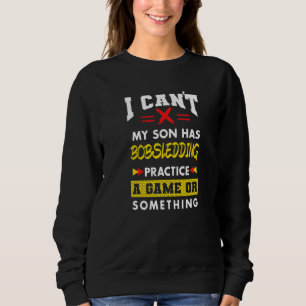 Moletom Filho Tem Prática de Bobsled Pais Humor Mamãe Papa