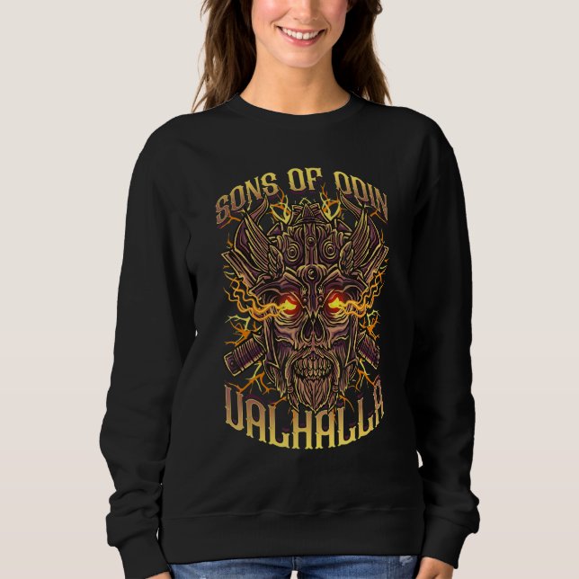 Moletom Filhos de Odin Valhalla Viking (Frente)