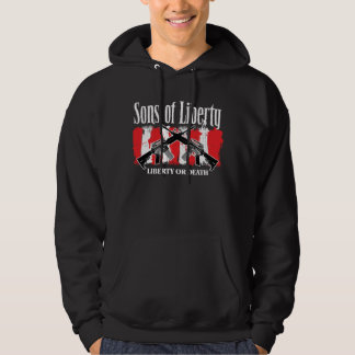 Moletom Filhos do hoodie frente e verso da LIBERDADE OU da