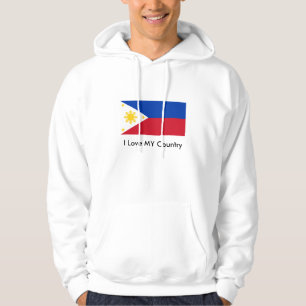 Moletom Filipinas Bandeiras do MUSEU Zazzle I Love MY