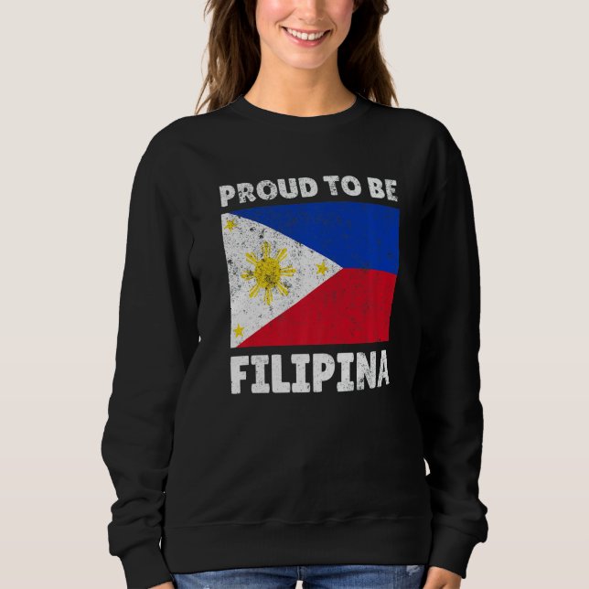 Moletom Filipinas Orgulham-Se De Ser Filipino Filipina Meu (Frente)