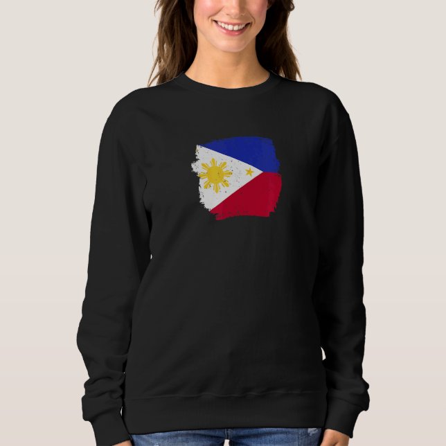 Moletom Filipinas: Vintage Philippine Flag Filipino (Frente)