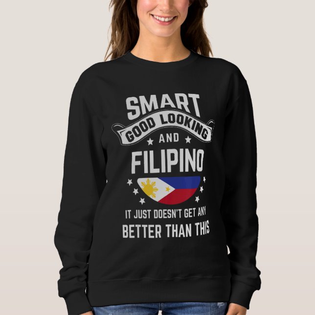 Moletom Filipino Flag Native Pride  Philippines Filipino R (Frente)