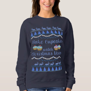Moletom Filmes de Natal e Cupcakes