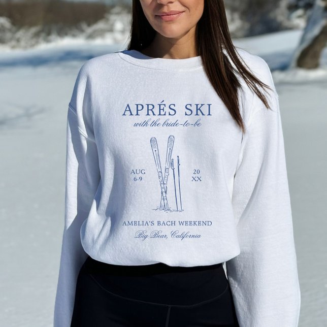 Moletom Fim de Semana Après Ski Com a Noiva Para Ser Bach (Criador carregado)