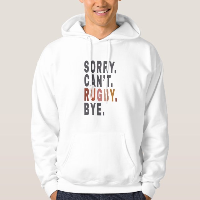 Moletom Fim de semana engraçado de Rugby , para Mãe de Rug (Frente)