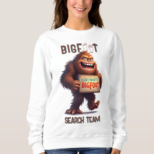 Moletom Finding Bigfoot Sasquatch Selfie Black (Frente)