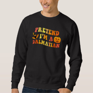 Moletom Fingir Que Eu Sou Um Traje De Halloween Dalmatian