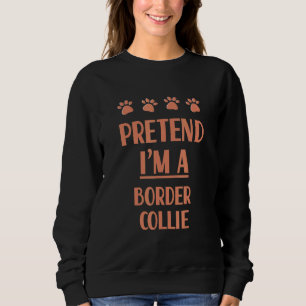 Moletom Fingir que Sou um Traje de Border Collie Fantasia