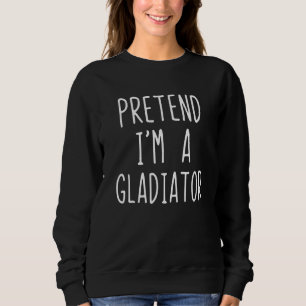 Moletom Fingir que Sou um Traje de Gladiador no Halloween
