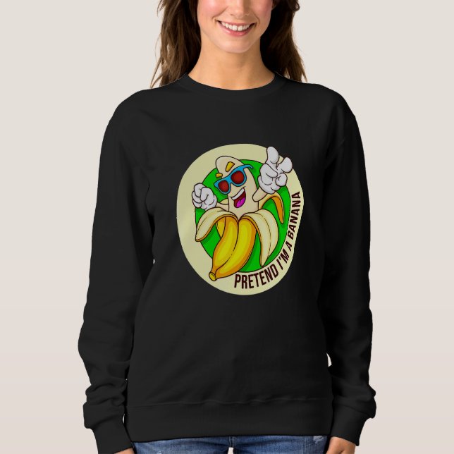 Moletom Fingir que sou uma Banana (Frente)