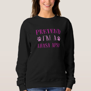 Moletom Finja que sou Lhasa Apso Long Haired Lhasa Humor