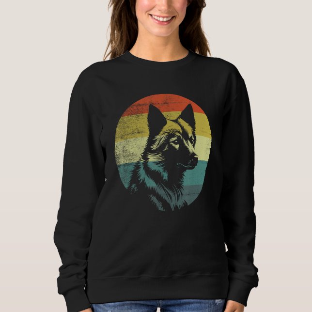 Moletom Finnish Spitz Dog Retro Vintage Design (Frente)