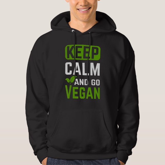 Moletom Fique Calmo E Vá Vegan (Frente)