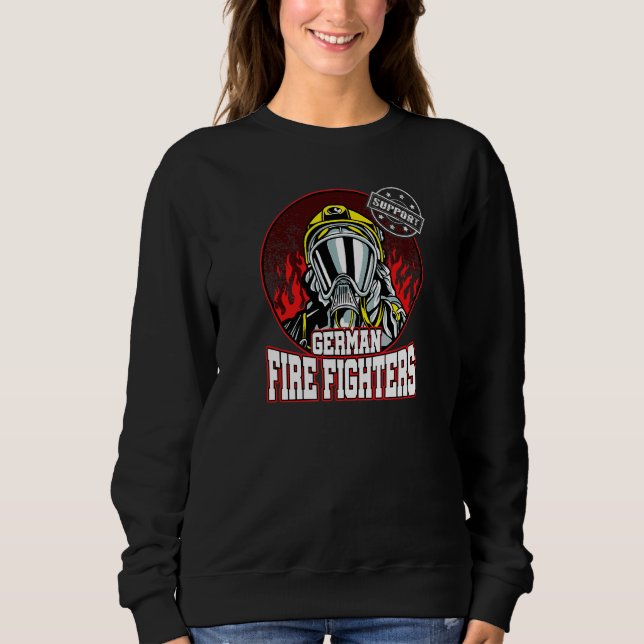 Moletom Fique Com Bombeiros Eu Apoio Figuras De Bombeiros  (Frente)