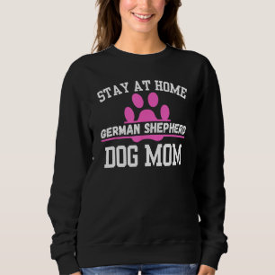 Moletom Fique Em Casa GERMAN SHEPHERD Cachorro Mãe