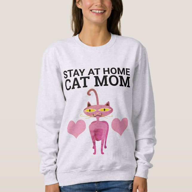 Moletom FIQUE EM CASA, MOM T-Shirts (Frente)