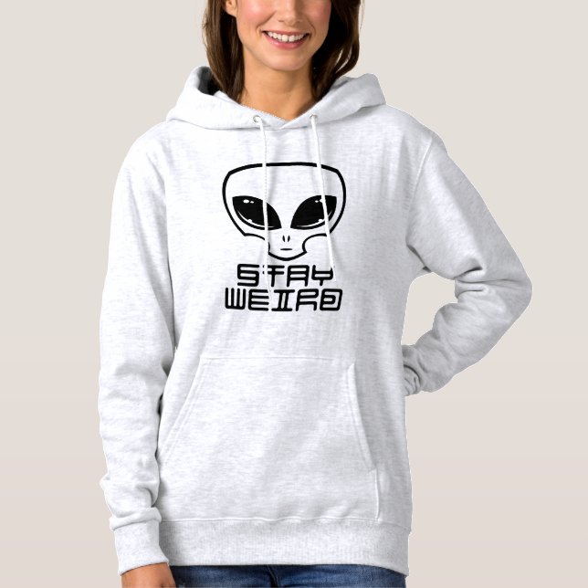 Moletom Fique estranho Alienígena (Frente)