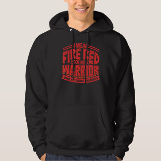 Moletom Fire Red Ribbon Lutando Por Anemia Hemolítica Em G