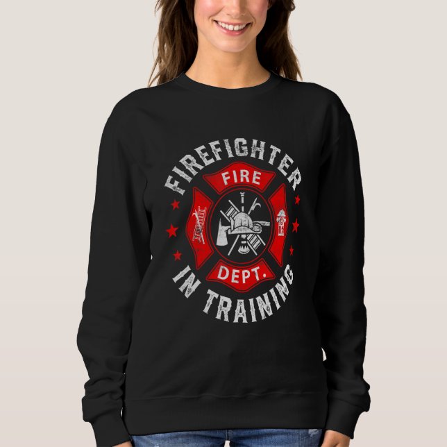 Moletom Firefighter In Training Funny Fireman Firefighting (Frente)