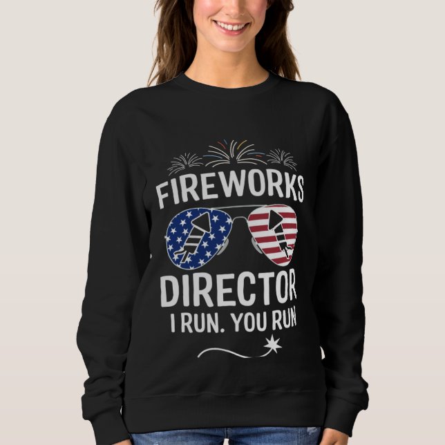 Moletom Fireworks Director I Run You Run  1 (Frente)